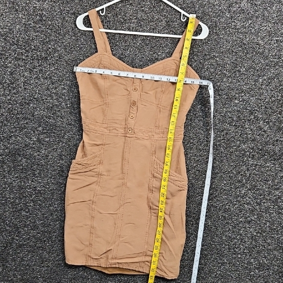 Japna Women's Medium Stylish Tan Women's Dress - Picture 3 of 7